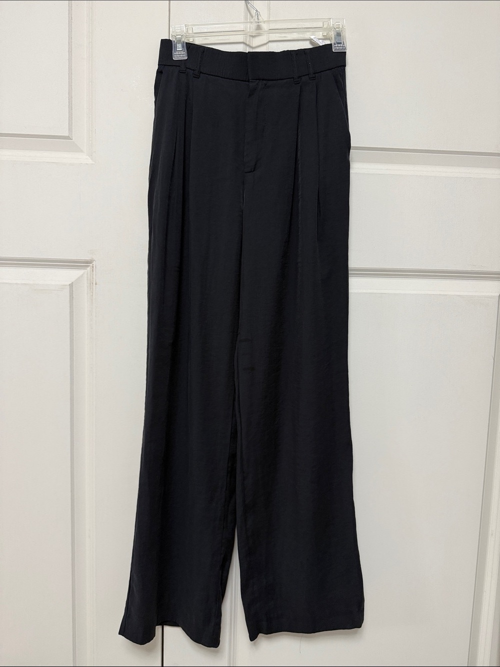 Zara Black Wide-Leg Women's Dress Pants Sz XS